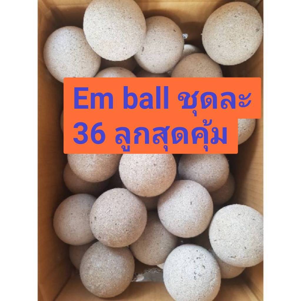 em ball คัดพิเศษ ส่งด่วน ชุด100 ลูก บำบัดนํ้้าเสีย