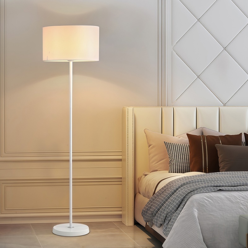 นอร์ดิก โคมไฟพื้น ห้องนั่งเล่น ห้องนอน ข้างโซฟา ทันสมัย การอ่าน การปกป้องดวงตา โคมไฟข้างเตียง ไฟกลางคืน โคมไฟตั้งพื้น - รูปที่ 5