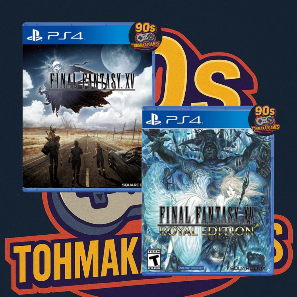 (มือ2) แผ่นเกม PS4 : FINAL FANTASY XV / FINAL FANTASY 15 SteelBook Special Edition