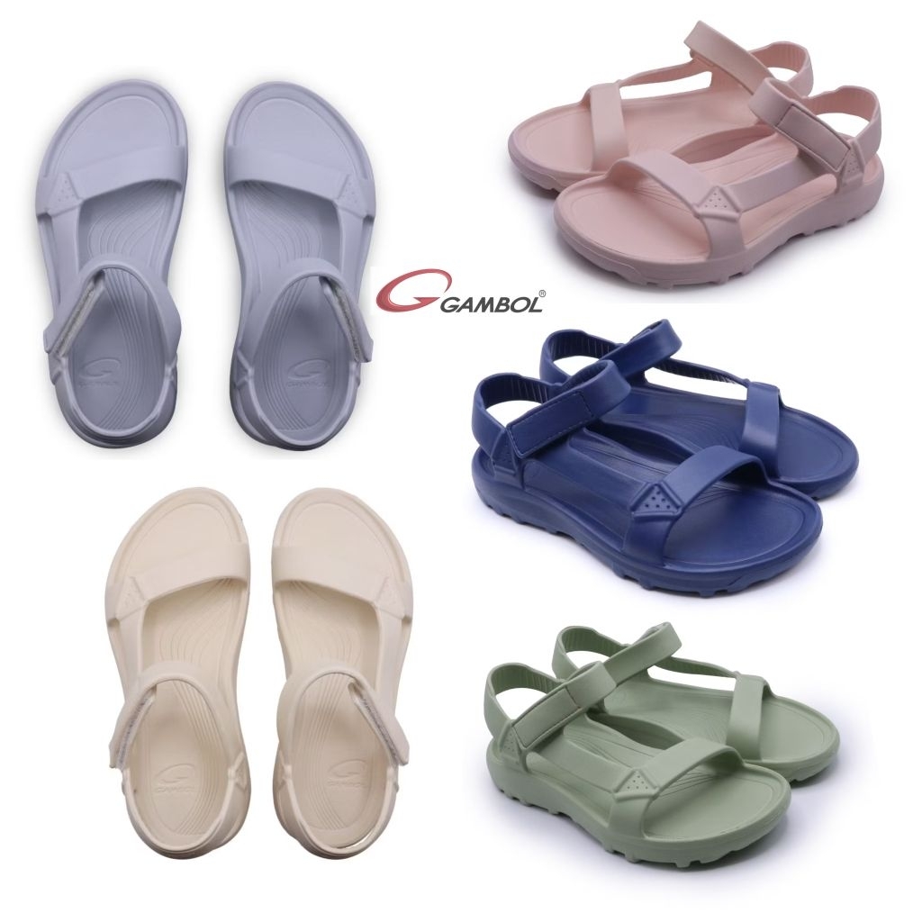 รองเท้ารัดส้น Phylon กันน้ำ ลุยน้ำ GAMBOL 🇯🇵 GM45057 สีเอิร์ทโทน ใส่ได้ทุกโอกาส เที่ยว ลำลอง กีฬากลางแจ้ง ลุยน้ำ