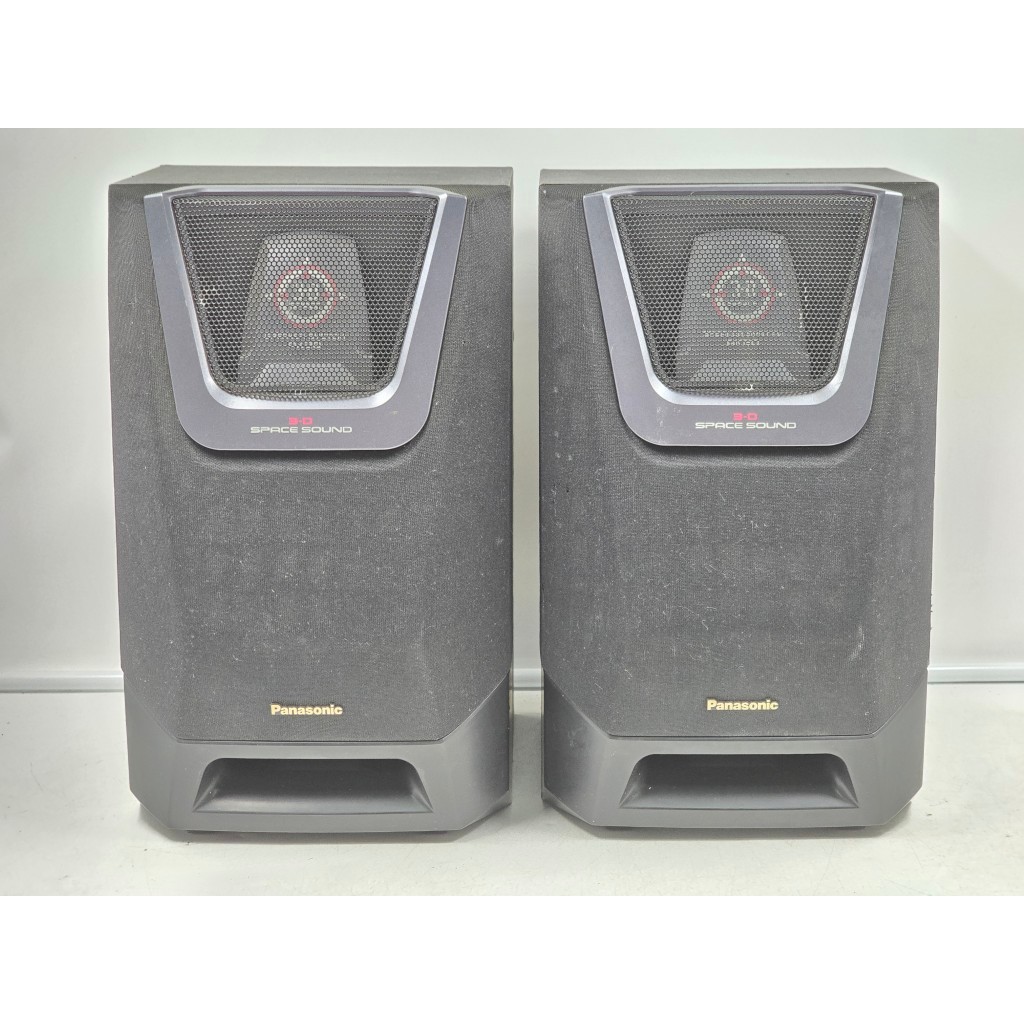 BE19 ลำโพงญี่ปุ่นมือสอง 1 คู่ (570) PANASONIC SB-AK20 50-100W 6 โอห์ม Woofer 4.5 นิ้ว Size ตู้ 20x21