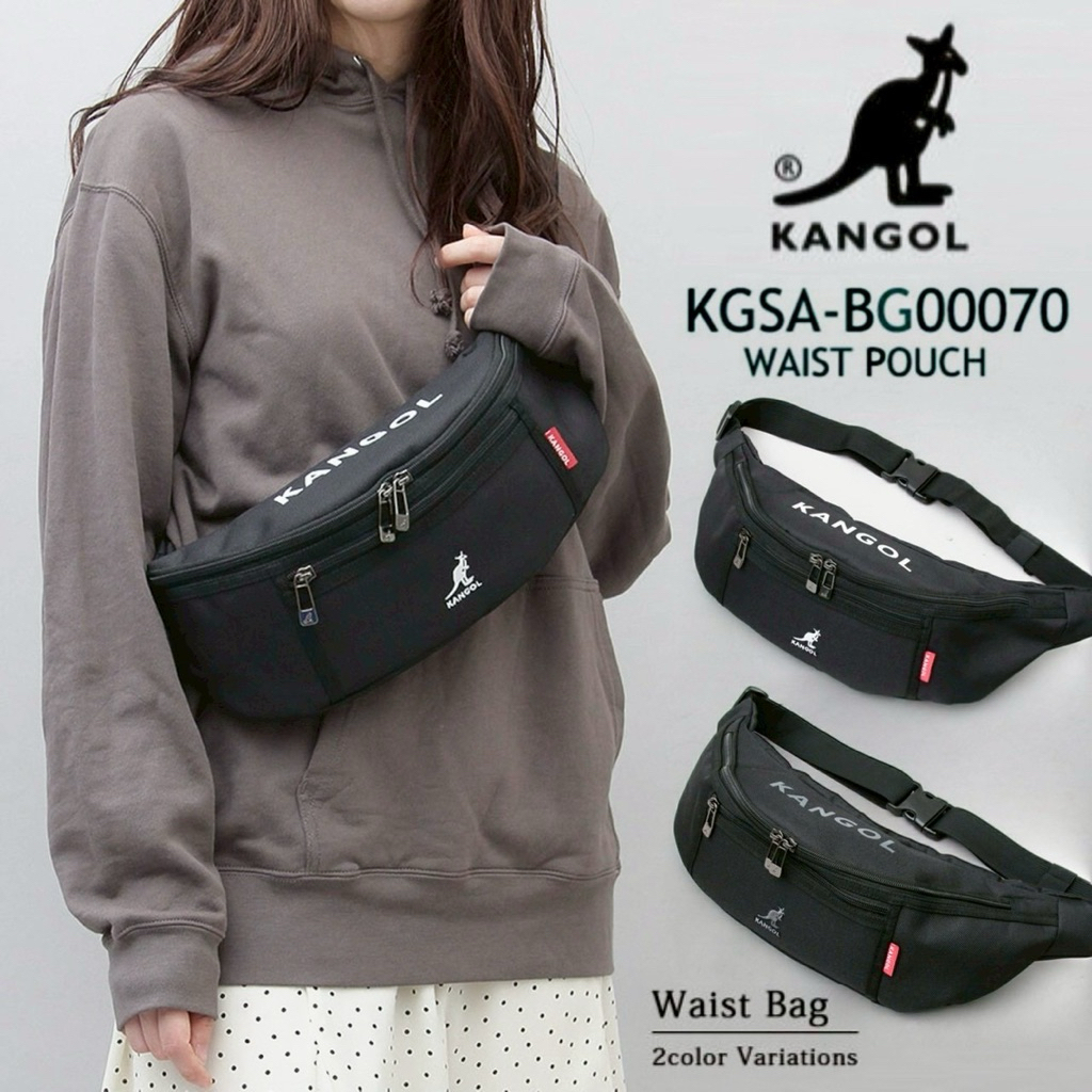 KANGOL  Logo print waist pouch / body bag