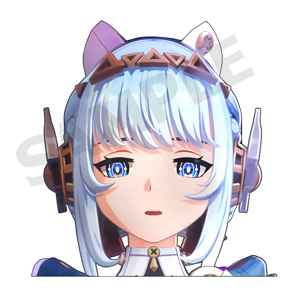 Ineffa Genshin Impact สติ๊กเกอร์ 2 แผ่น Ineffa genshin เกนชิน สติกเกอร์