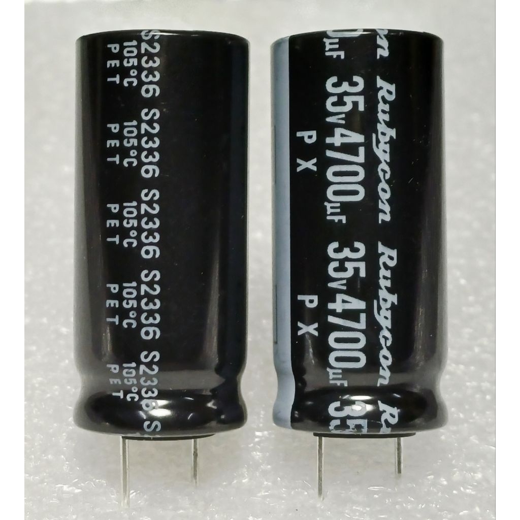 Nichicon PX 4700uf 35v capacitor ตัวเก็บประจุ คาปาซิเตอร์