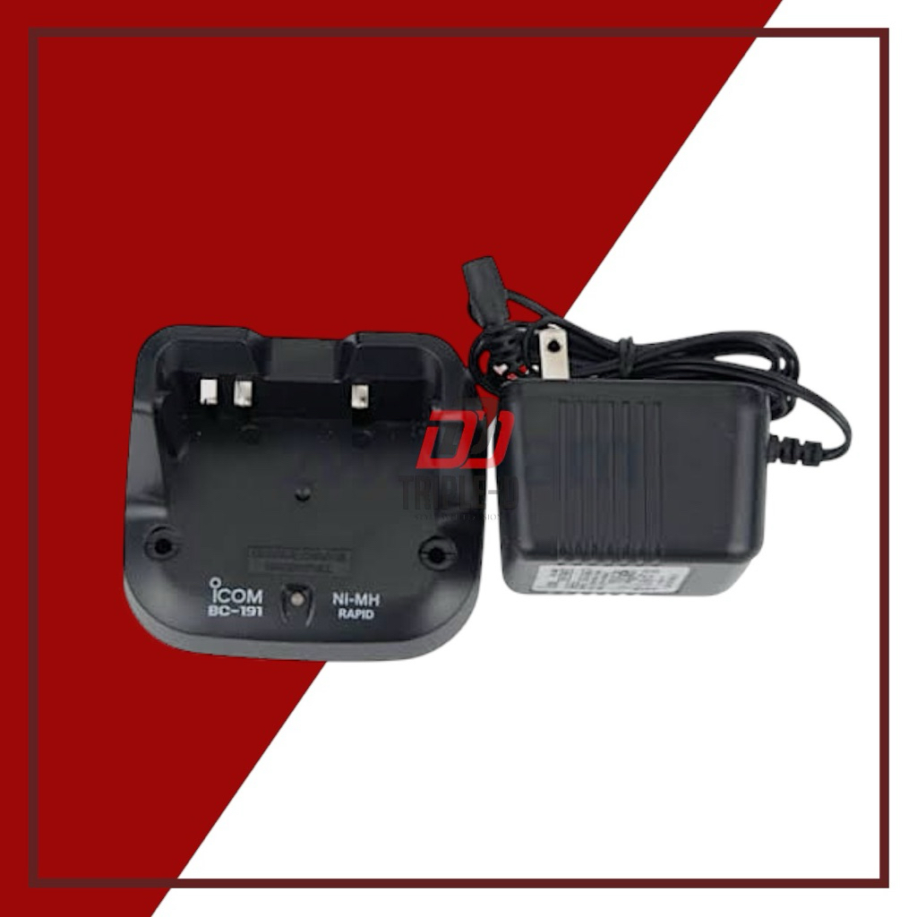 แท่นชาร์จ แบตเตอรี่วิทยุสื่อสาร รับประกัน 6 เดือน ICOM รุ่น BC-191 สำหรับ V80 V80E 80FX V80T G80T 86