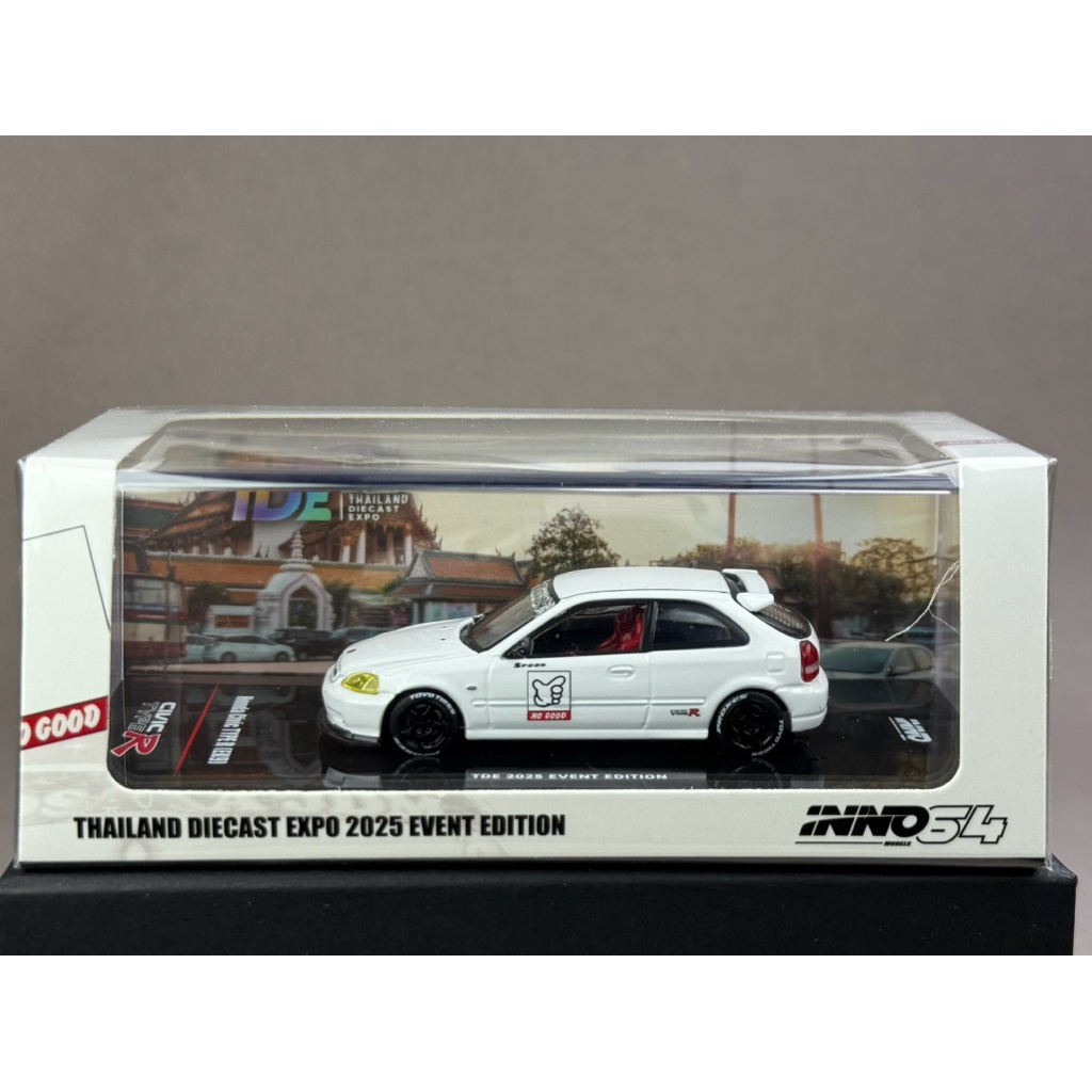 🔹TDE Thailand Diecast Expo 2025 Honda Civic Type R EK9 Scale 1:64 ยี่ห้อ Inno 64
