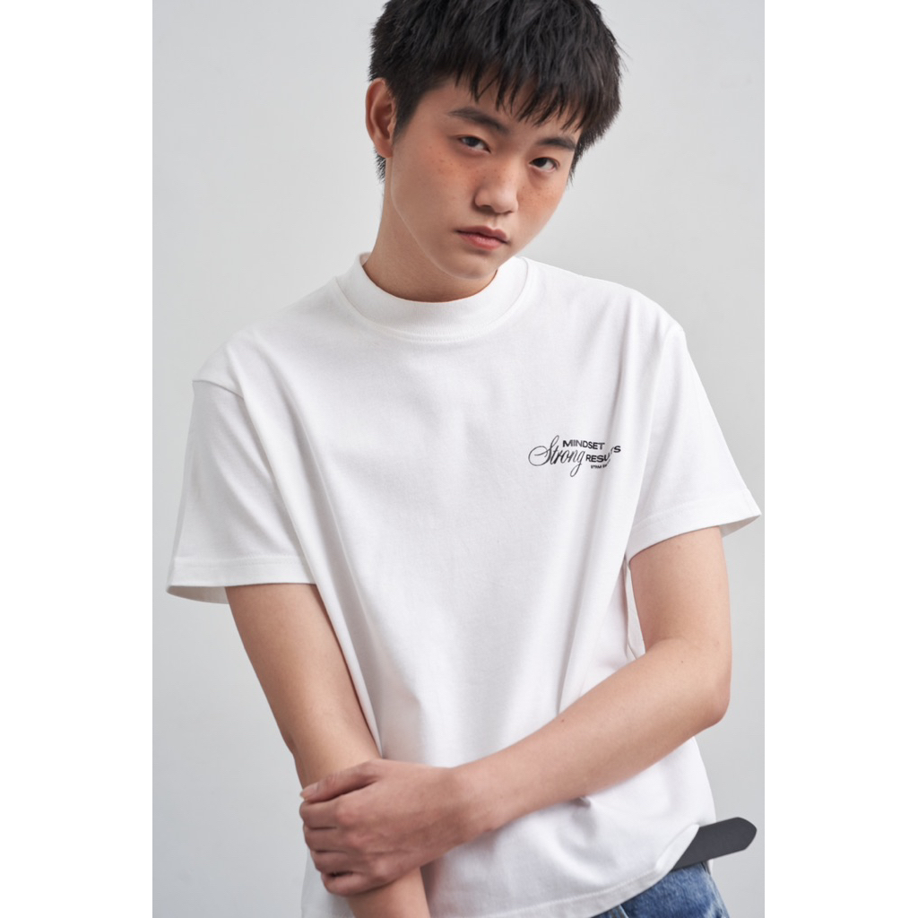 Strong boxy crop เสื้อยืดครอปคอฟิต  A1 - รูปที่ 4