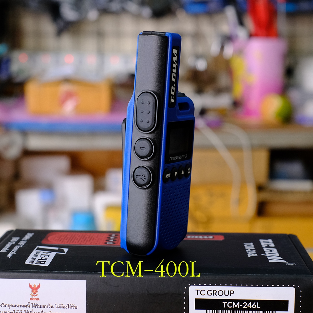 TC.COM TCM-400L UHF ช่องใช้งาน 1600 ช่อง ตัวเครื่องเล็กพร้อมสายคล้องคอ มีทะเบียน มีประกันจากบริษัท คุณภาพดี ราคา ถูกที่สุด ดีลบีเคเค แกลเลอรีภาพที่ 2