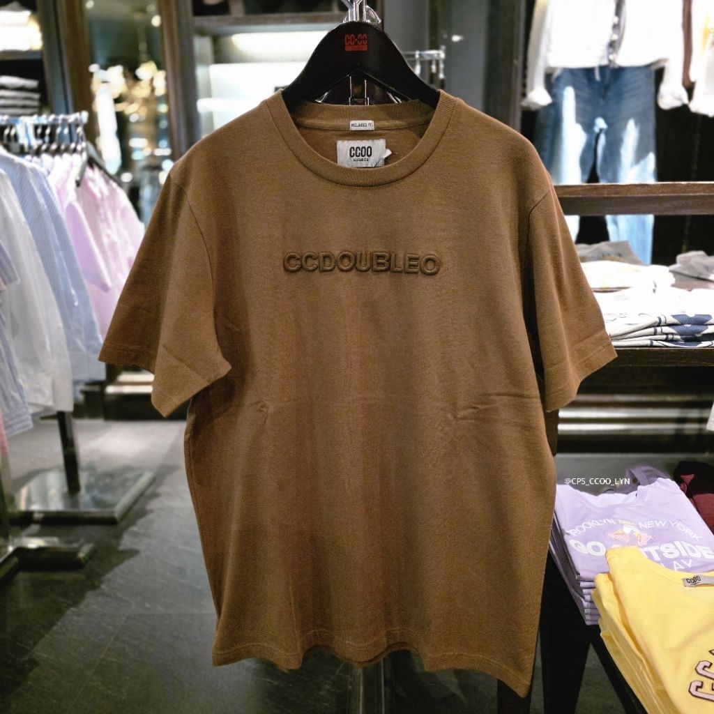 🛍 เสื้อยืด CC DOUBLE O CCOO ผู้ชาย คอลใหม่ล่าสุด ของแท้💯% จัดส่งพร้อมถุงShop