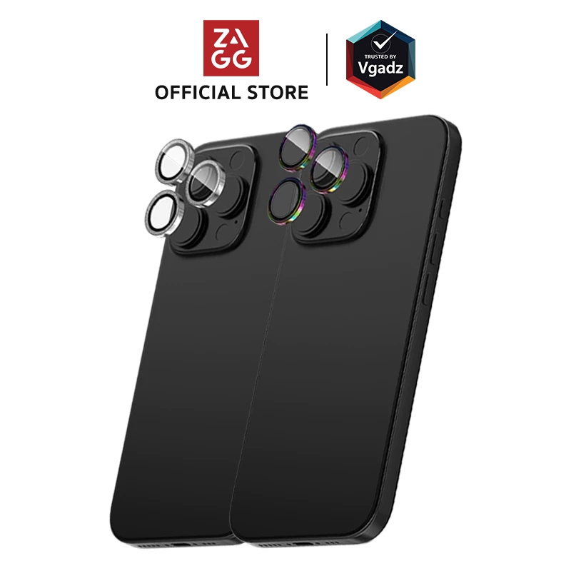 Zagg – กระจกเลนส์กล้องสำหรับ iPhone 16 / 16 Plus / 16 Pro / 16 Pro Max – รุ่น Luxury Camera Lens