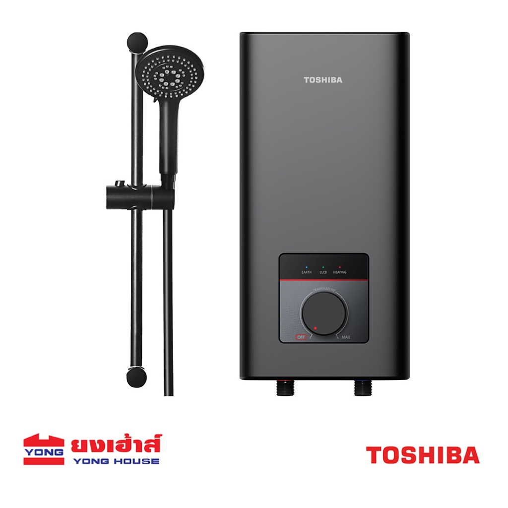 TOSHIBA เครื่องทำน้ำอุ่น 3800 วัตต์ รุ่น TWH-38MFNTH(K)-CB สีดำ และ 4800 วัตต์ รุ่น TWH-48MFNTH(K)-C