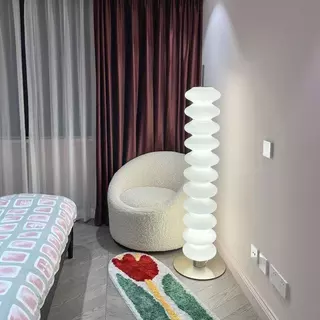 🎀LED IKEA โคมไฟตาข่ายแดง🎀นอร์ดิก ฟุ่มเฟือย โคมไฟพื้น ห้องนอน ห้องนั่งเล่น ตกแต่งเดนมาร์ก 🚚จัดส่งจากไทย🚚TZR