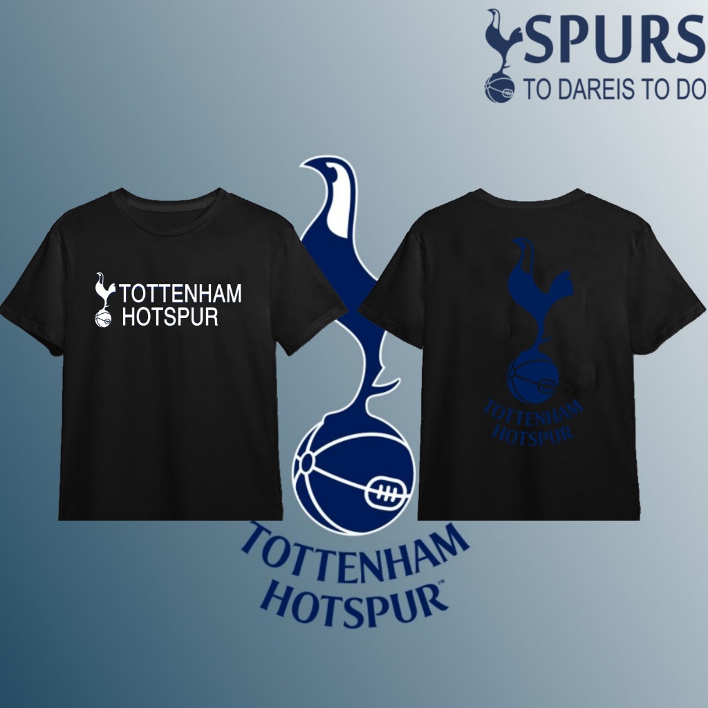 NEW 2025 เสื้อยืด Tottenham Hotspur (SPURS) T-shirt ไม่จำกัดเพศ ผ้าฝ้ายเนื้อนุ่ม  แฟชั่นฤดูร้อน S-5X