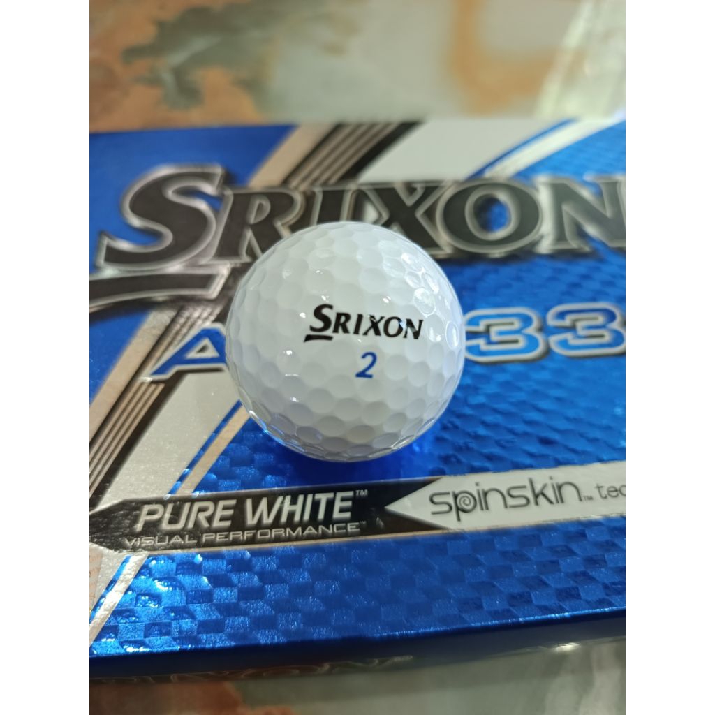 ลูกกอล์ฟsrixon ad 333 แท้ ของใหม่(แบ่งขายหลอดละ3ลูก)
