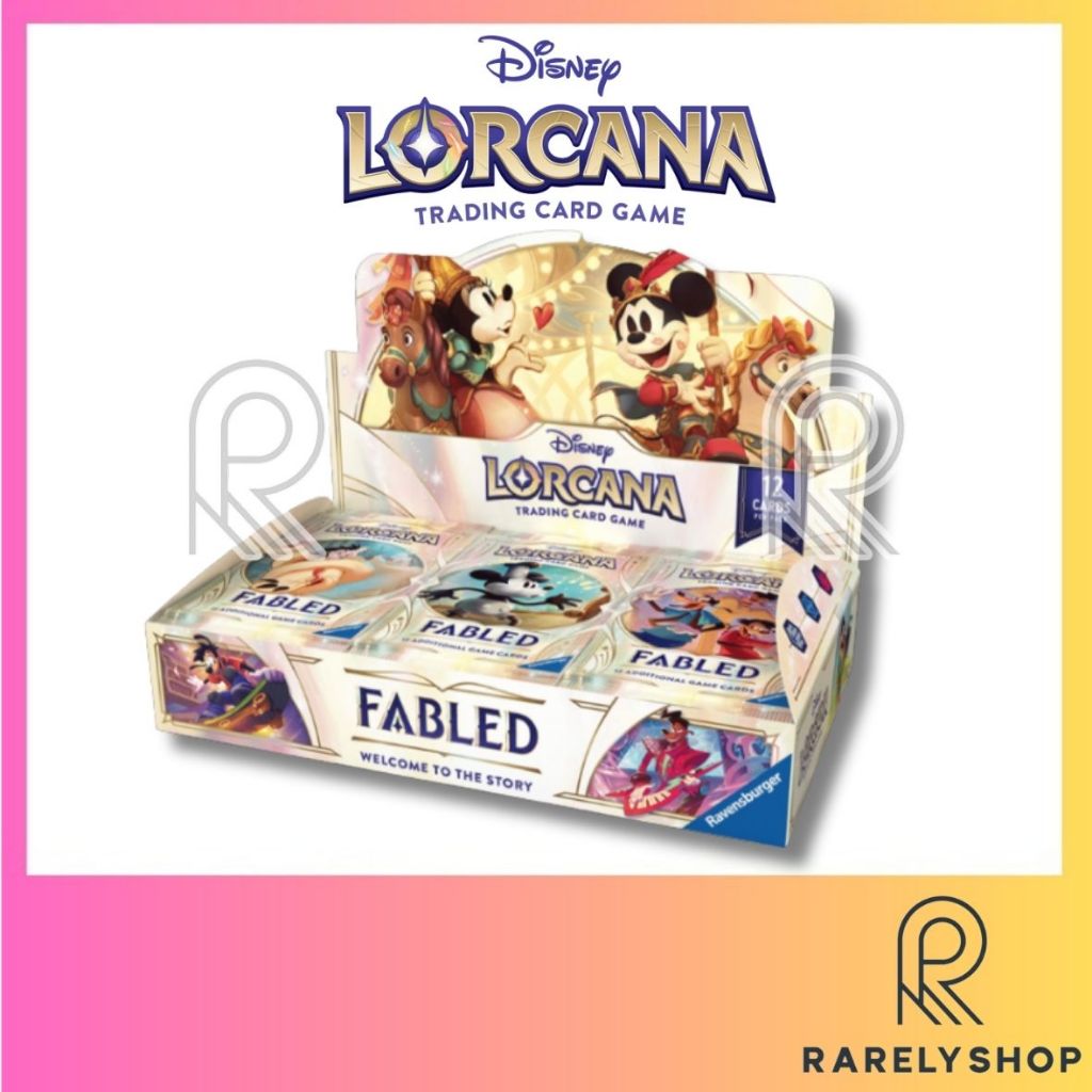 [Disney LORCANA TCG] Fabled - Booster Display Box English พร้อมส่ง (made in Belgium)