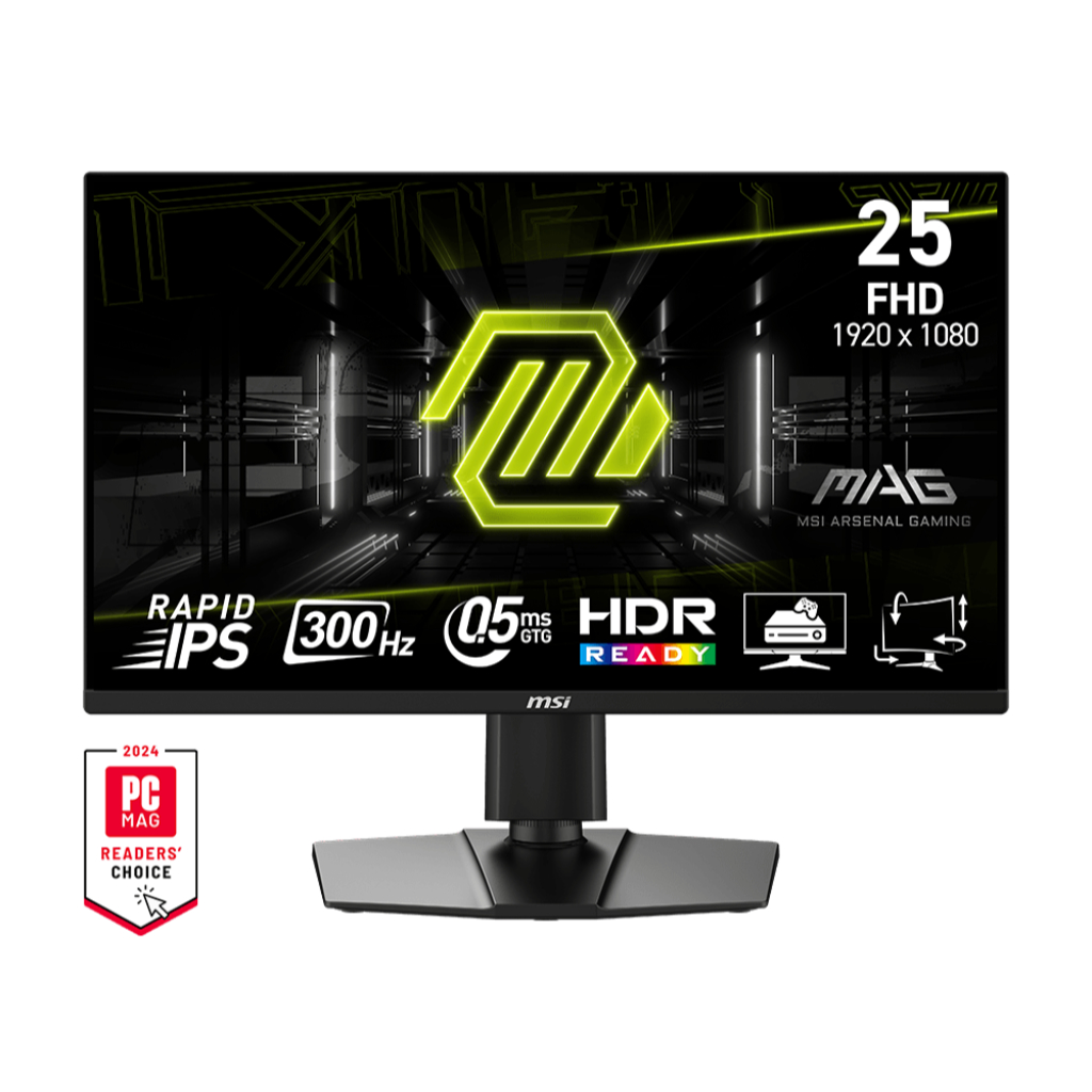 MONITOR (จอมอนิเตอร์) MSI MAG 255PXF 24.5" IPS 1920x1080 (FHD) 300Hz DP/HDMI