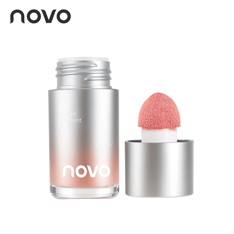 6546 (ใหม่/แท้) NOVO BLUSH LIQUID บลัชออน ปัดแก้มแบบน้ำ สีสวย ติดทน กันน้ำ