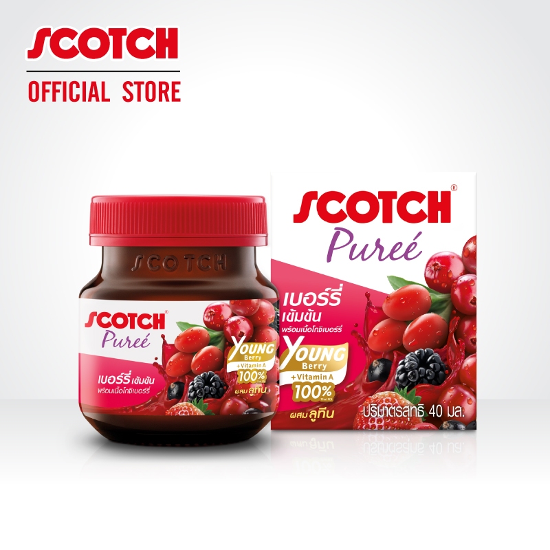 Scotch สก๊อต เพียวเร่ เบอร์รี่สูตรใหม่ เพิ่มยังเบอร์รี่ 40 มล. (แพ็ก 12 ขวด) จำนวน 1 แพ็ก (บำรุงสายตา) - รูปที่ 2