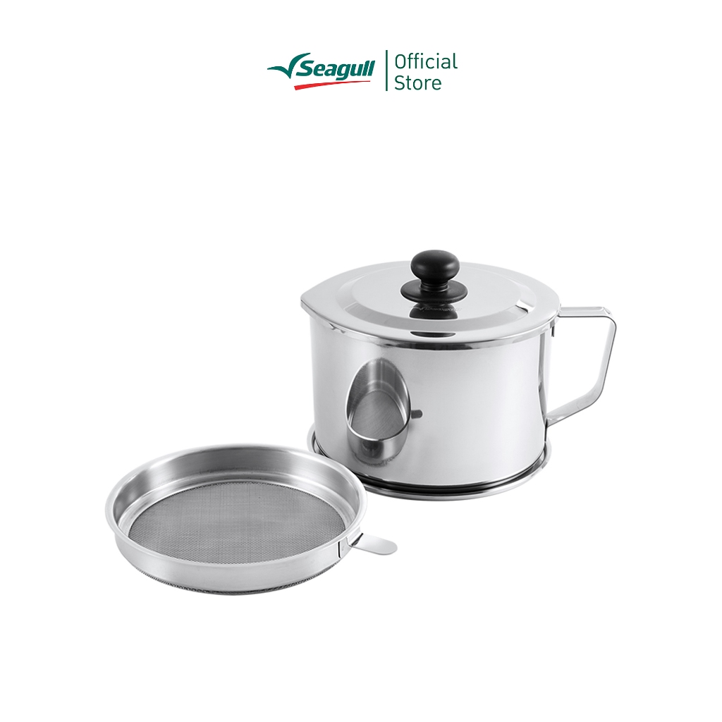 Seagull หม้อกรองน้ำมัน ขนาด 14 ซม. (1 ลิตร) Filter Pot