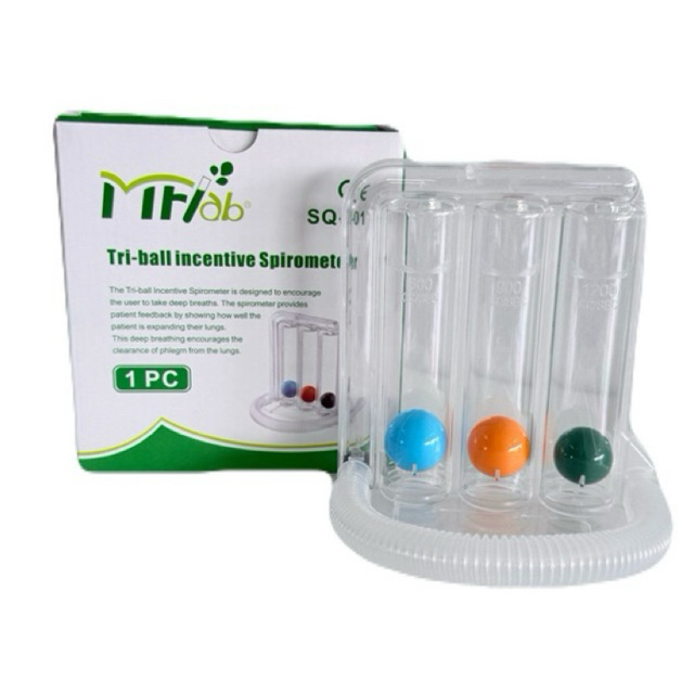 Triflow บริหารปอด สำหรับผู้ป่วยหลังผ่าตัด เพิ่มการขยายตัวทรวงอก