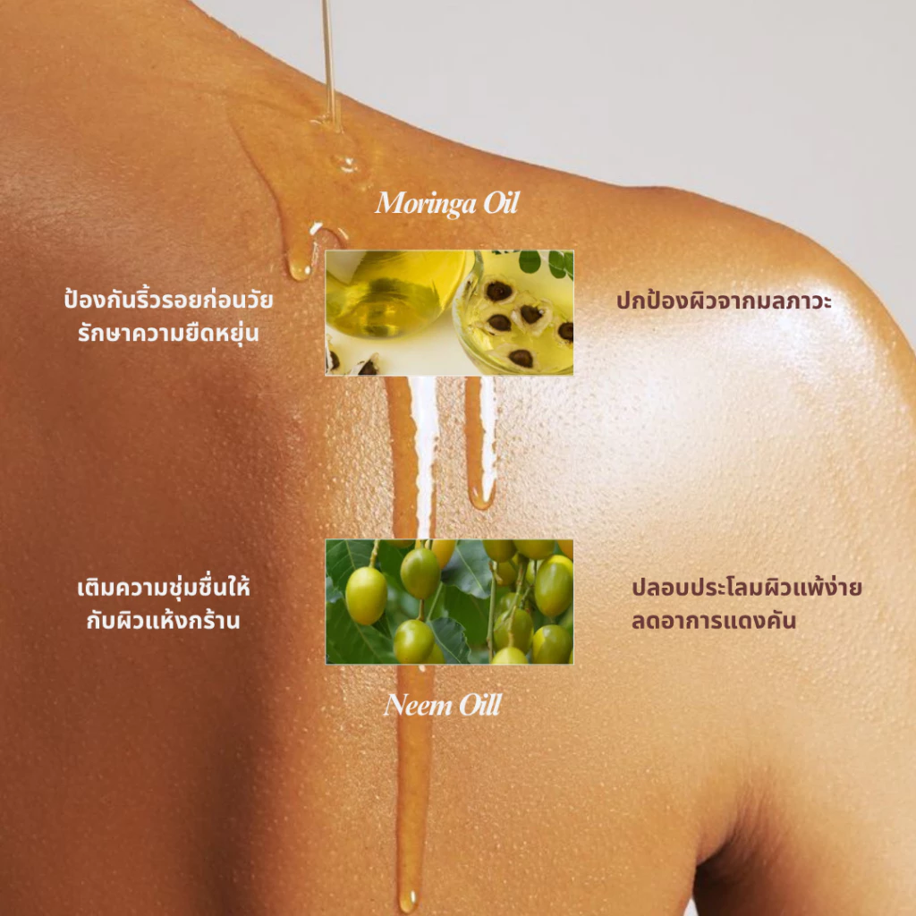 Erb Green Mean Dry Oil 100ml. บอดี้ออยขนาดพกพา bodyoil บอดี้ออย กลิ่นหอมสดชื่น ให้ความรู้สึกเย็น thumbnail 5