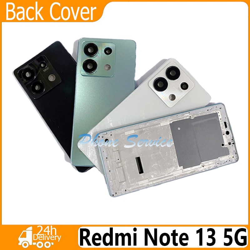 อะไหล่บอดี้ ไช้สำหรับ Redmi Note 13 5G Body แกนกลาง+ฝาหลัง