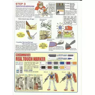 GSI Creos GM01,GM02,GM03 Gundam Marker Panel Line Marker Gunpla กันดั้ม