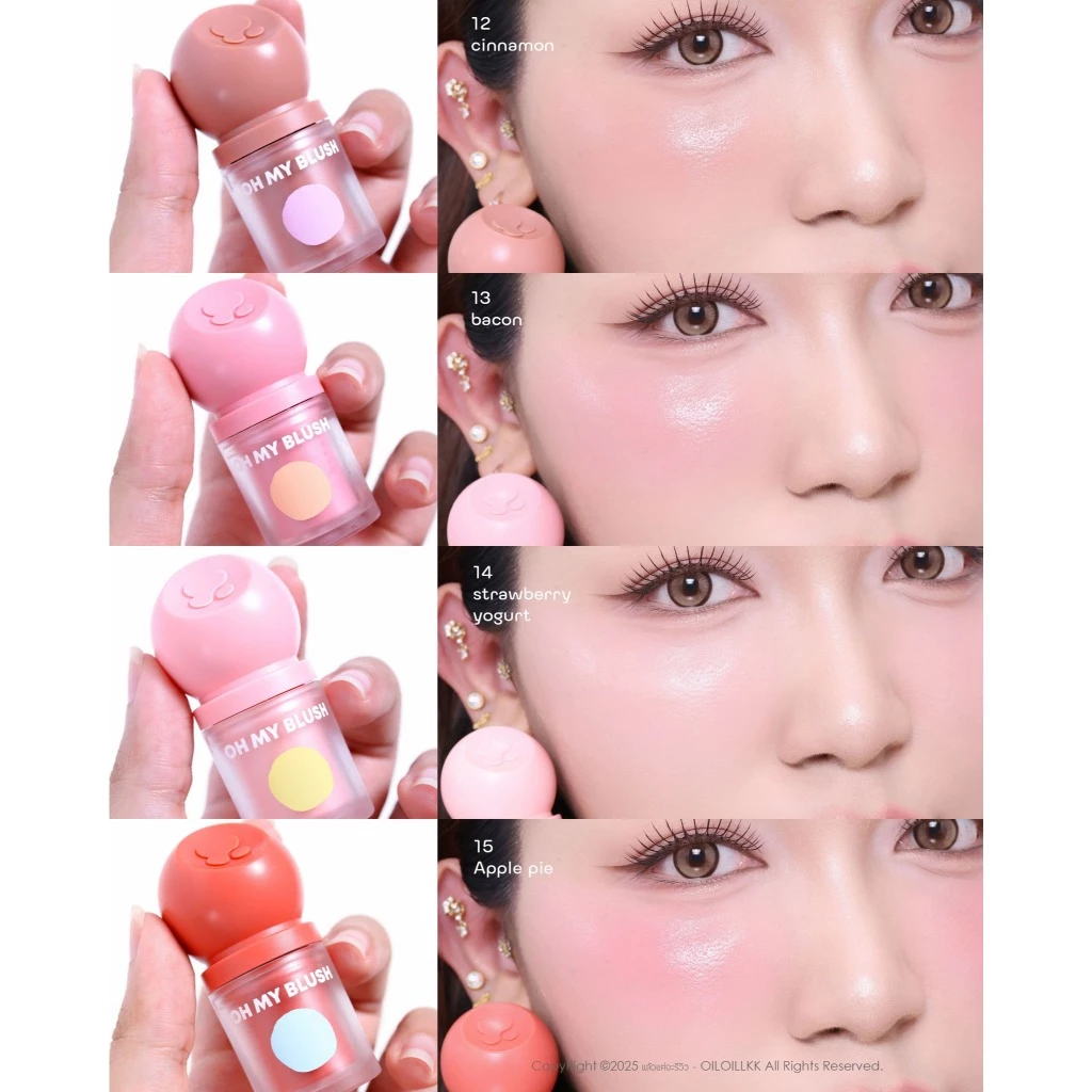 2P Original Oh My Blush Dot บลัชออนสูตรน้ำ thumbnail 9