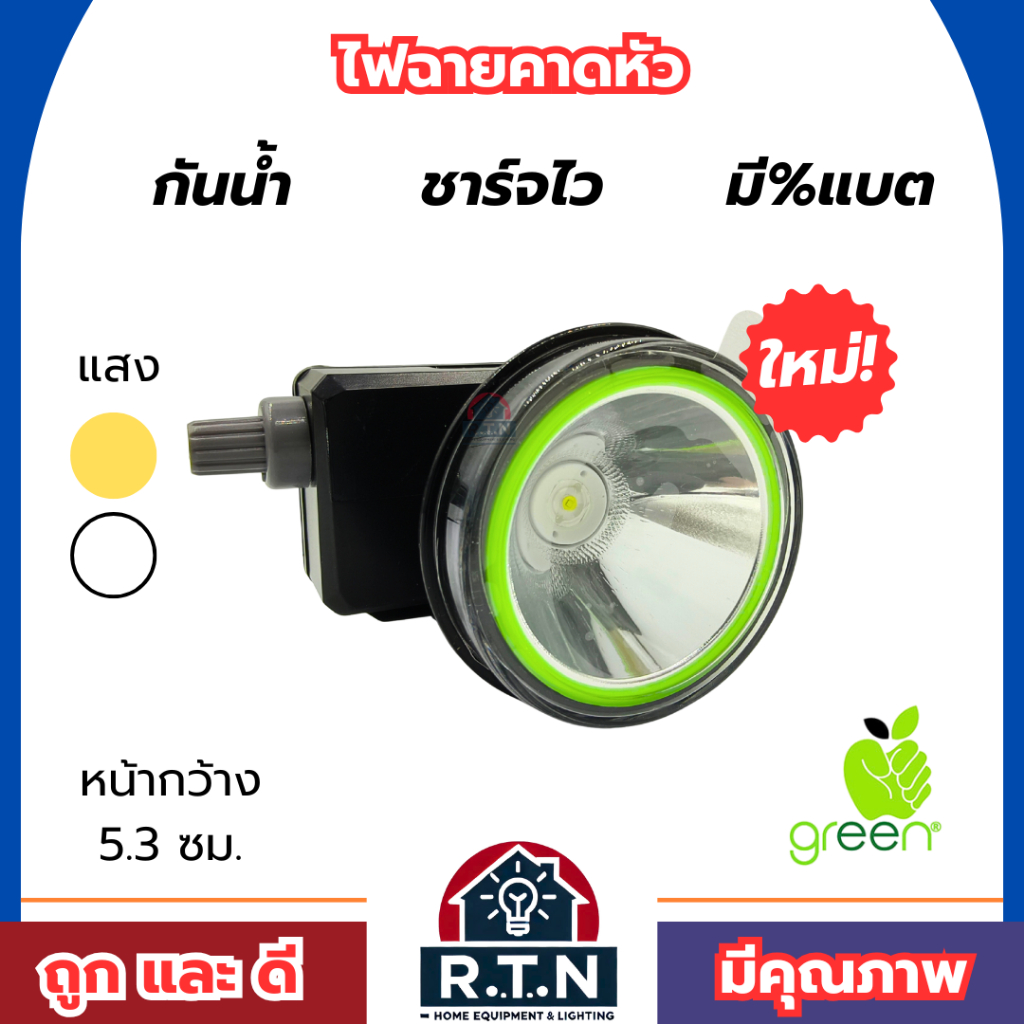 ไฟฉายคาดหัวแอปเปิ้ล รุ่น P5plus+ กันน้ำ LED ไฟฉาย ไฟส่องกบ ไฟคาดหัว ไฟตัดยาง ไฟฉายคาดหัว
