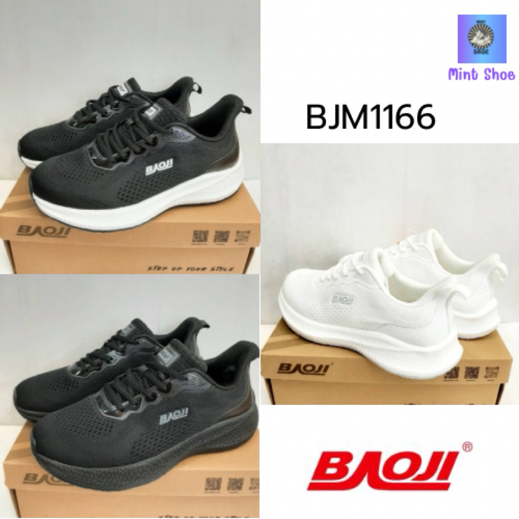 รองเท้าผ้าใบผู้ชาย Baoji แท้ 100% (สินค้ามาใหม่) รุ่น BJM1166 มีไซส์ 41-45