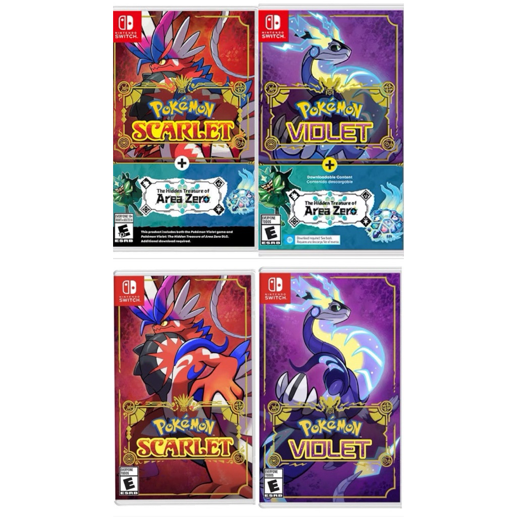 Pokemon Scarlet & Pokemon Violet Nintendo Switch / Pokemon Violet Dlc มือ2 (พร้อมส่ง) (Pokemon Violet) (Pokemon Scarlet)