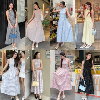 3pcs.basket "D2508" Sunshine dress เดรสยาว