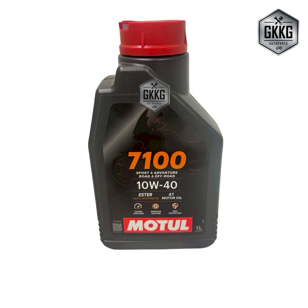MOTUL 7100 100% SYNTHETIC  4T 10W40 10W50 15W50  20W50 10W60 น้ำมันเครื่องสังเคราะห์ 100%  ขนาด 1 ลิ