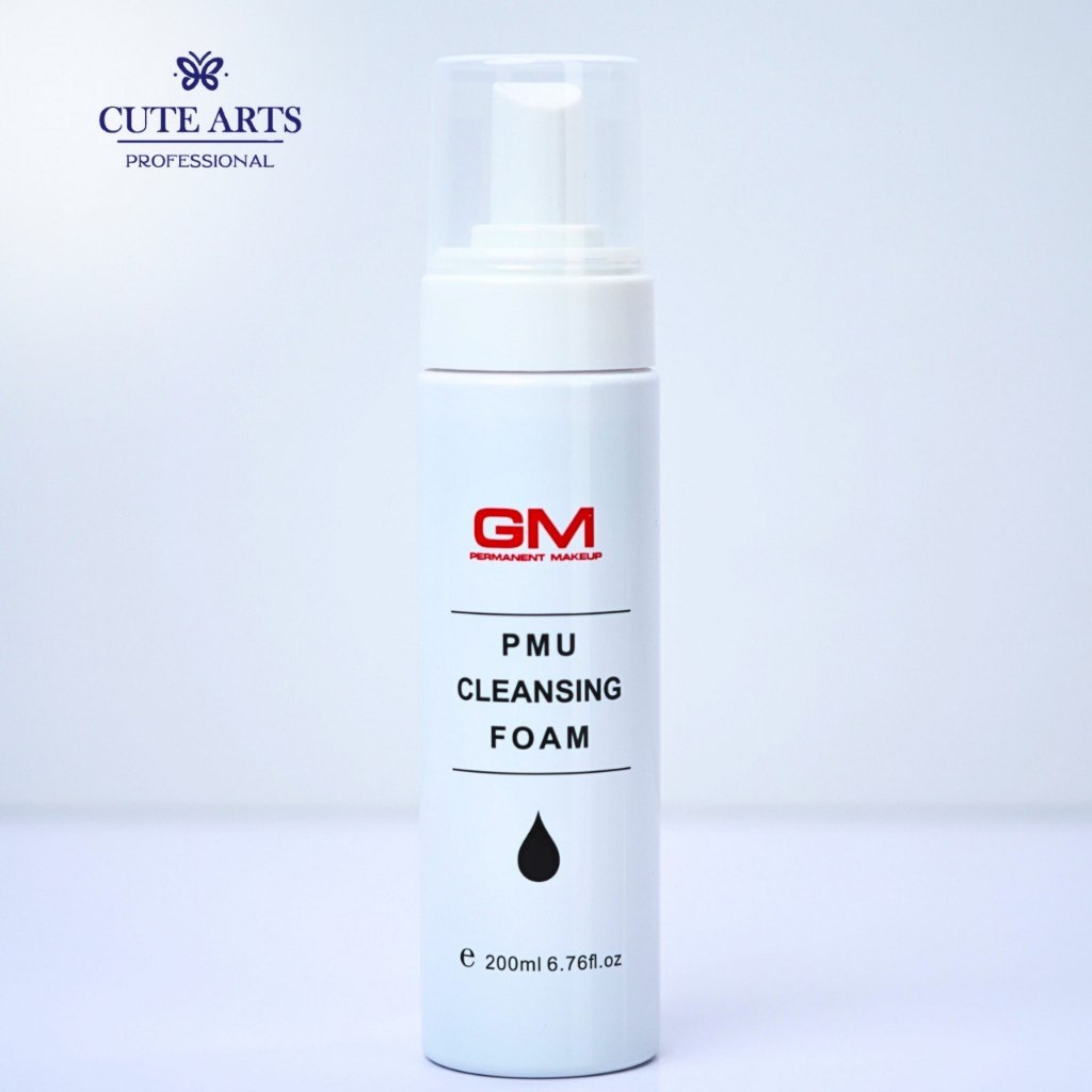 GM โฟมเช็ดทำความสะอาดผิวระหว่างและหลังสัก PMU Cleansing Foam 200ML. คลีนซิ่งโฟม ของแท้ พร้อมส่ง