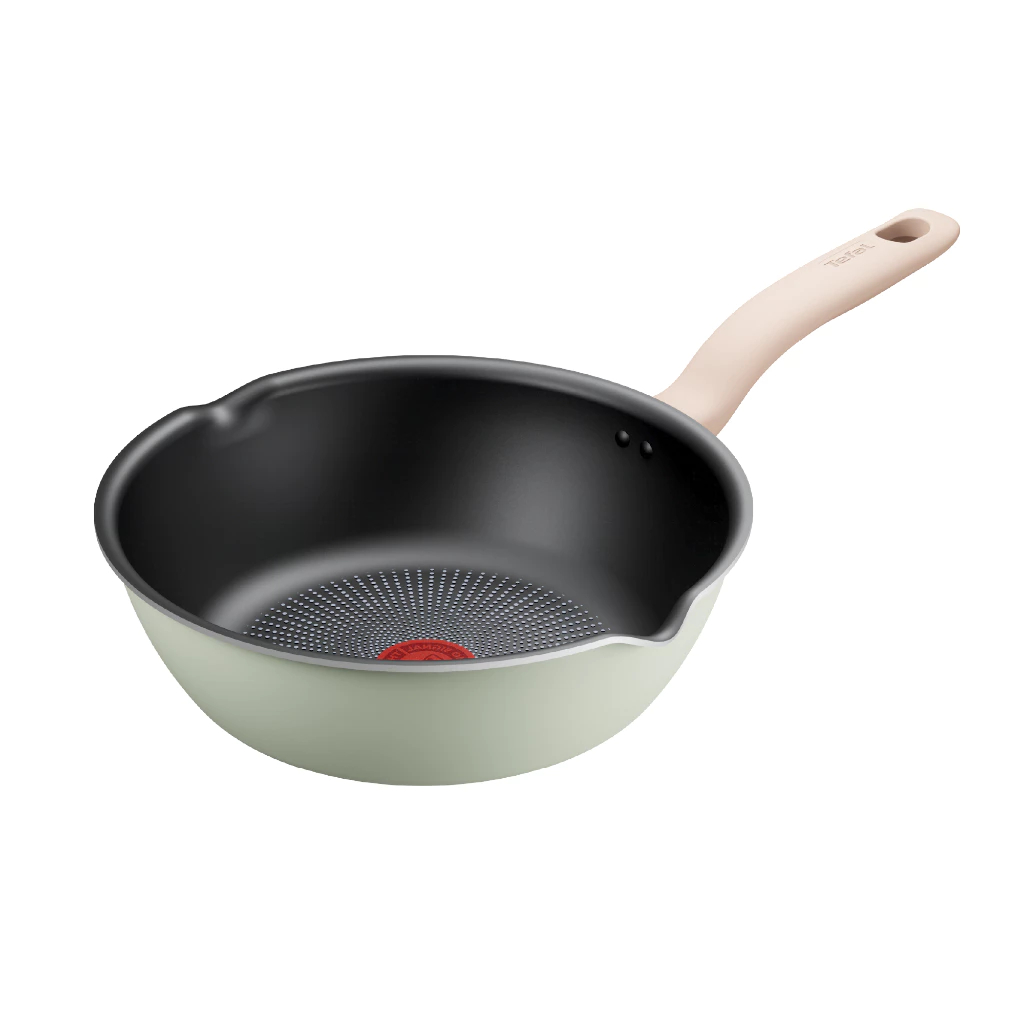 Tefal กระทะก้นลึก So Matcha  ขอบหยัก ก้นอินดักชั่น ขนาด 24 ซม. รุ่น G1796495 ผิวเคลือบไทเทเนียมสองเท่า
