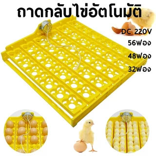 ถาดฟักไข่ อัตโนตู้ฟักไข่ รางฟักไข่ไก่ ไข่นก ถาดหมุนไข่อัตโนมัติ 32ฟอง 48ฟอง 56ฟอง พร้อมมอเตอร์ 220V