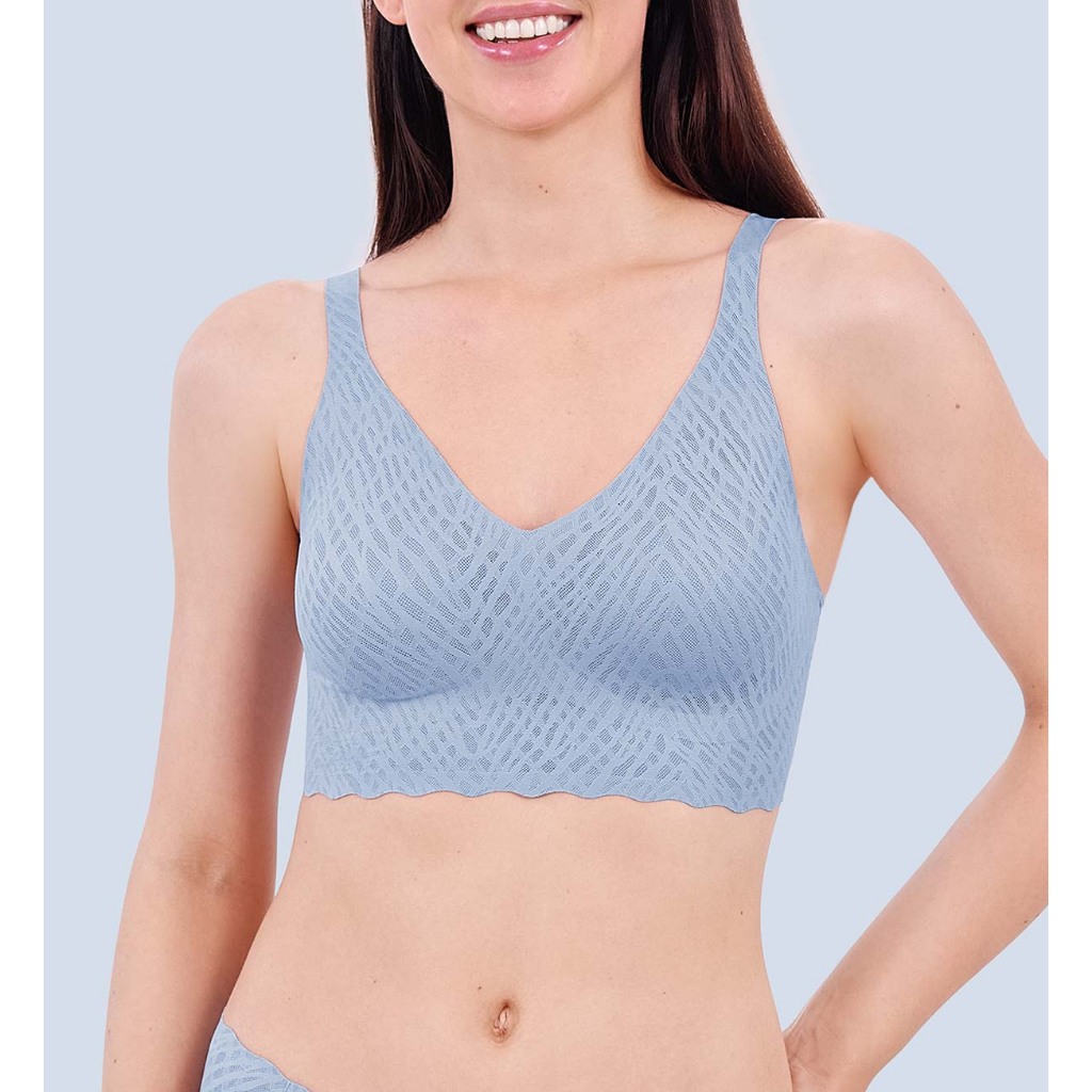 sloggi เสื้อชั้นใน smart bra รุ่น sloggi ZERO Feel Bliss BraletteAX R รหัส 10222201 สีเทา 00PP — صورة 4
