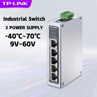 Industrial Switch HUB 5 Port / DIN Rial installation / 12-28V Powersupply