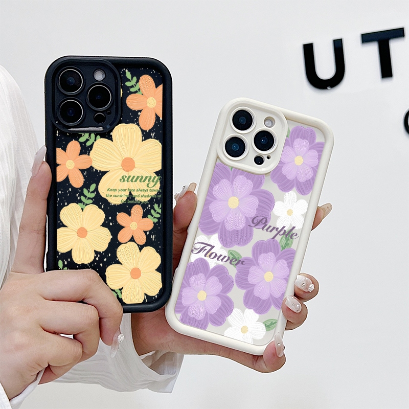 flower เคส  Infinix Hot 40i Smart8/8Pro/HD SPARK20/SPARK20C เคสอินฟินิกซ์ New Original Design Soft Liquid Silicone – โปรปัง