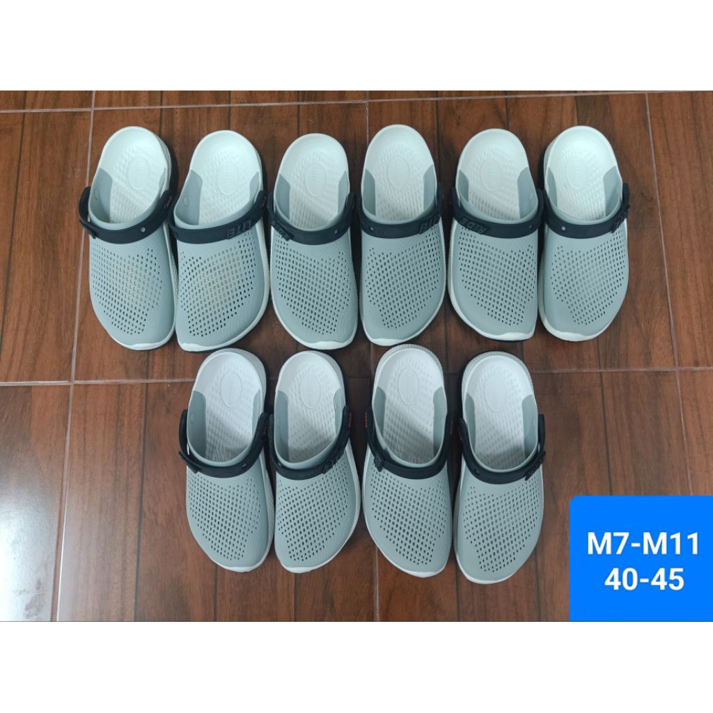 Crocs Literide 360สีเทา ใหม่ M7-M11