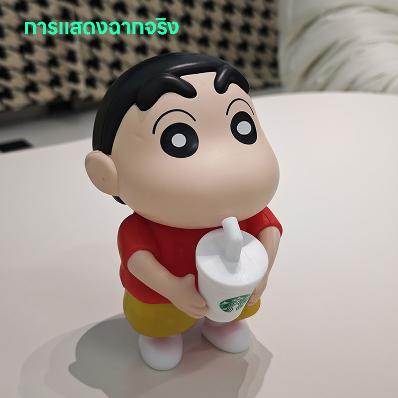 【living】กระปุกออมสินเครยอนชินจังสุดน่ารัก | โคมไฟข้างเตียงสุดน่ารักนี้เป็นเพื่อนคู่ใจก่อนนอนและเป็นของขวัญที่สมบูรณ์แบบ - รูปที่ 7