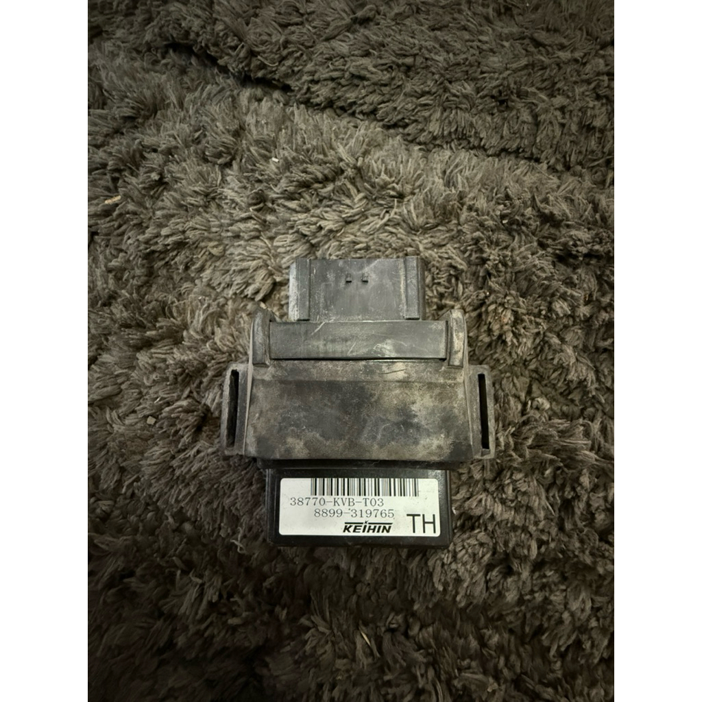 กล่องไฟคลิก110iตัวหัวฉีดKVB-T03แท้ติดรถมือ2(รับประกันไฟไม่ออกเคลมได้นะคะ)