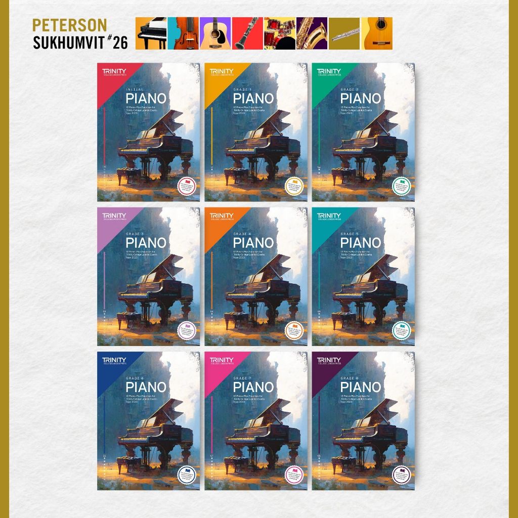 (New) Trinity College London Piano Exam Pieces Plus Exercises from 2023