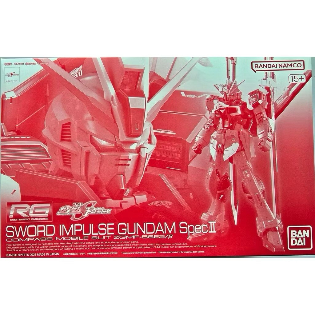 [พร้อมส่ง] Premium BANDAI RG 1/144 Sword Impulse Gundam Spec II กล่องมีรอยจากการขนส่งบ้างครับ