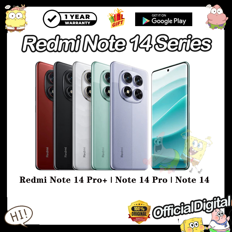 Xiaomi Redmi Note 14 Pro+ Snapdragon 7s Gen 3/Redmi Note 14 Pro Dimensity 7300 Ultra/Redmi Note 14 Dimensity 7050 Ultra