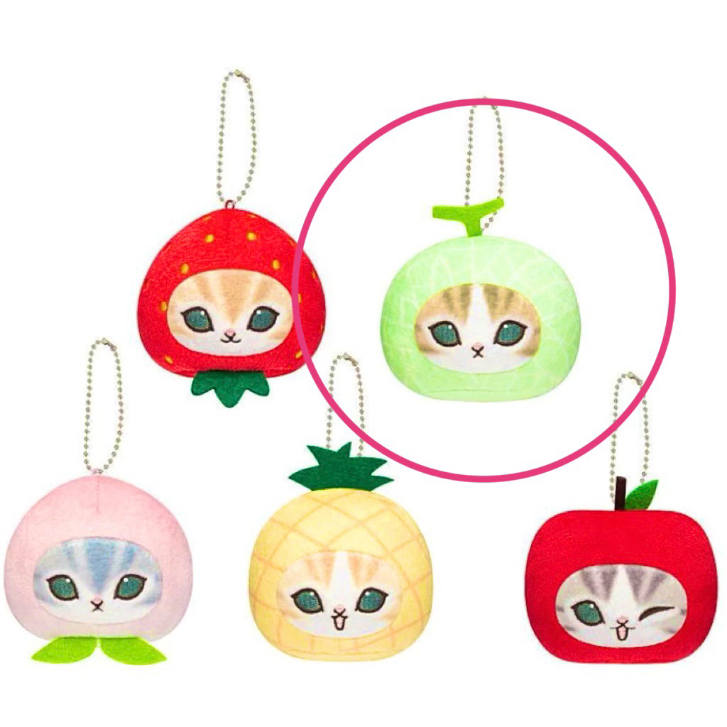 Mofusand ผลไม้ Mofusand melon พวงกุญแจ กล่องสุ่ม