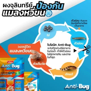 Bionic Anti-Bug ผงจุลินทรีย์กำจัดแมลงหวี่ขนในท่อน้ำ ป้องกันแมลงหวี่ขน 50g