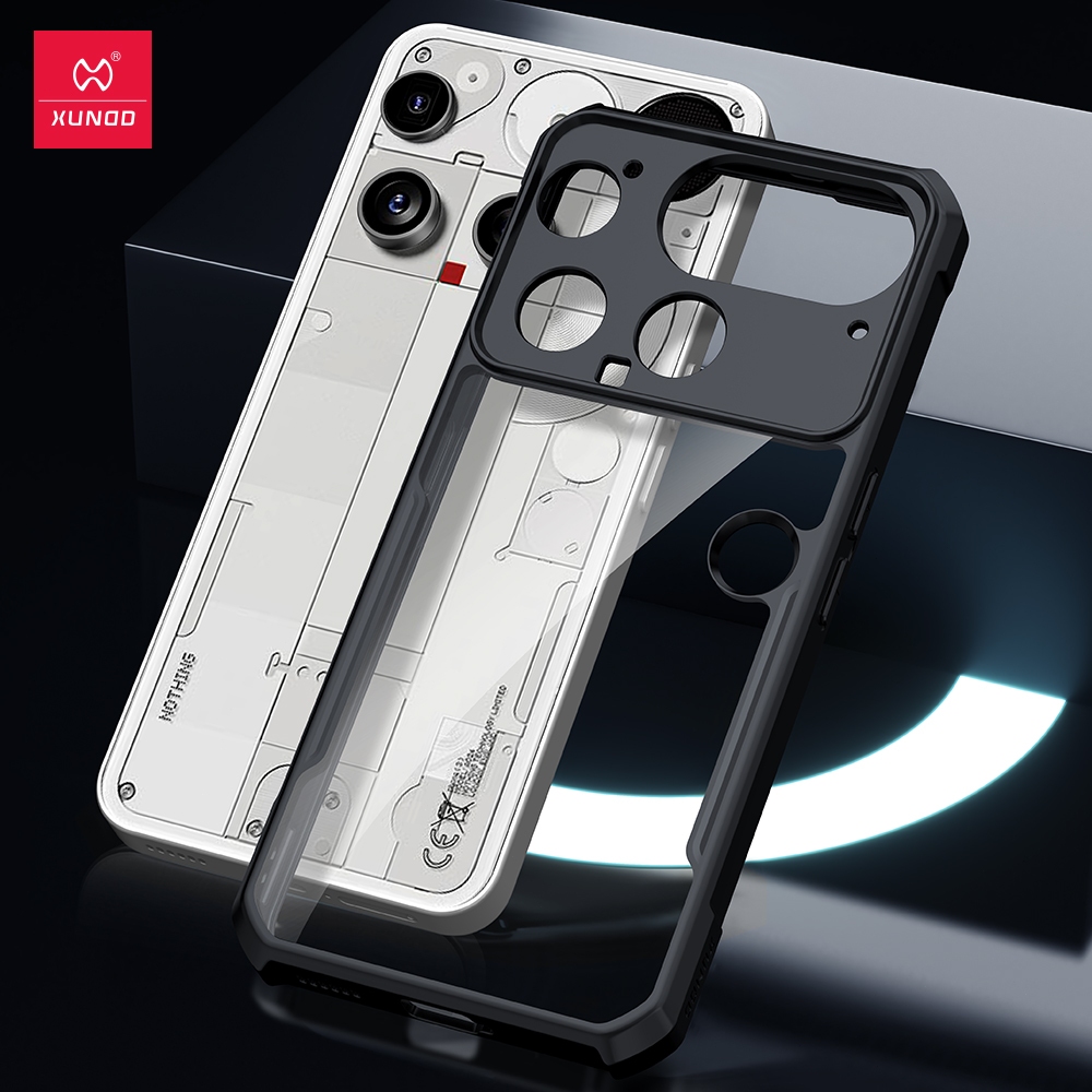 XUNDD เคส ใช้สำหรับ Case Nothing phone 3 เคสป้องกันการกันกระแทก ป้องกันรอยขีดข่วน วัสดุTPU+ฝาหลังอะคริลิคใ - รูปที่ 4