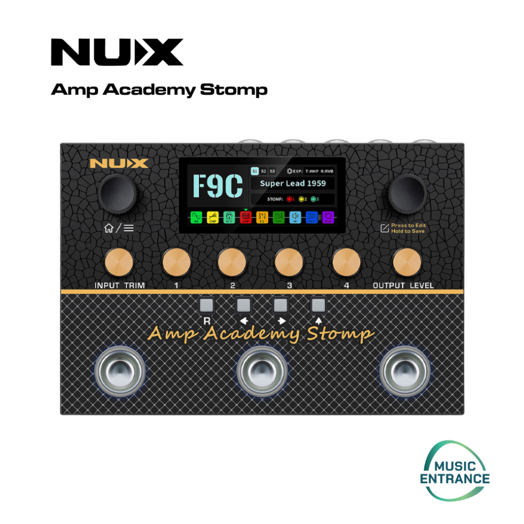 NUX Amp Academy Stomp Multi Effects มัลติเอฟเฟค เอฟเฟคกีตาร์
