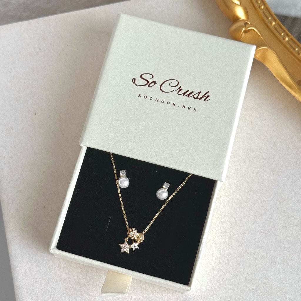 Socrush.bkk | JEWELRY BOX | กล่องเครื่องประดับ กล่องของขวัญ กล่องเก็บเครื่องประดับ